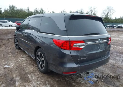 2018 Honda Odyssey Elite from USA, damaged, VIN 5FNRL6H99JB044540